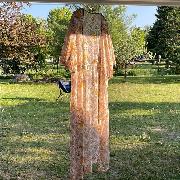 XL/XXL Women’s Xhileration Long Coverup/Kimono - Picture 1 of 4
